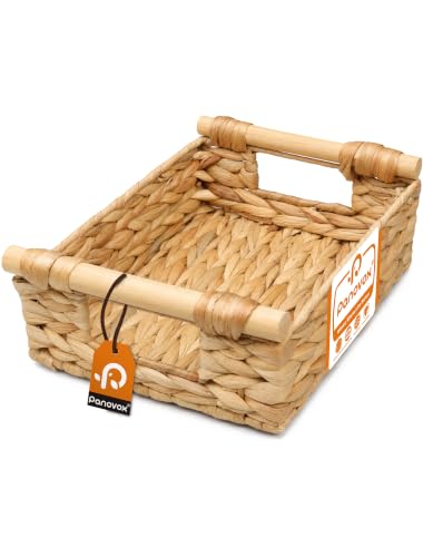 Wicker Basket, Large Basket for Gift Baskets Empty, 10.2x7.9x4in - color: Natural, size: Small