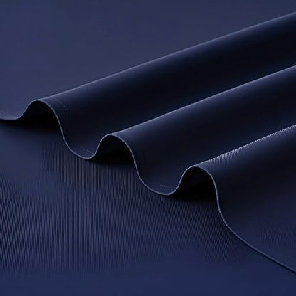 FOLINS&HOME 2 Pack Navy Blue Waterproof Table Runner 36 Inches Long - color: Navy Blue, size: 12" x 36" (2 Pcs)