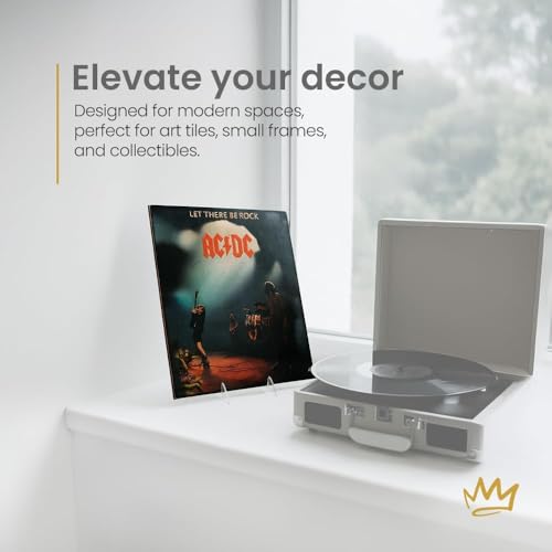 KINGDOM SOLUTIONS - 3.5" White Acrylic Display Stand Made in USA - 36 Pack - color: Acrylic White, size: 3.5" (36-pack)