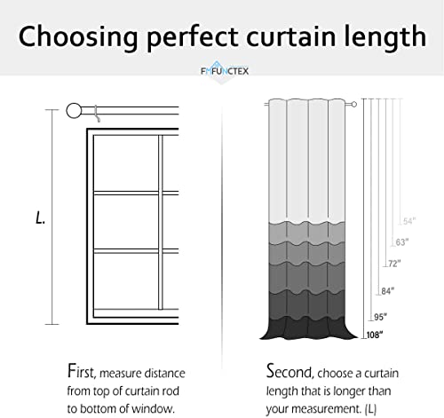 FMFUNCTEX Beige Linen Pinch Pleated Sheer Curtains, 108 Inches, 2 Panels - color: *Natural, size: 52"W x 108"L (Pack of 2)