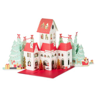 Hallmark Paper Wonder Big Christmas Pop Up Card (Santa's Workshop) - style: Santa's Workshop