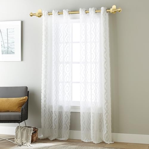 KAMANINA Curtain Rods No Drilling 16-30", Strong 3M Adhesive Brackets, Gold - color: Gold, size: 16-30"