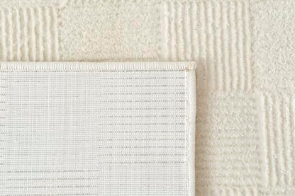 Revival Rugs Willow 2'x3' Area Rugs for Kitchen Bedroom - Washable, 100% Recycled, Oeko-TEX Certified, Medium Pile, Modern, Beige, Cream - size: 2' x 2'11" (Rectangular)