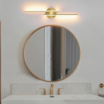 Battery Operated Wall Sconce Set of 2,Gold 23.6" 3000K-6500K LED Dimmable Wall Sconces with Remote Control,Wireless Wall Light USB Rechargeable for Bedroom Hallway Living Room Background Wall Lighting - color: Gold, size: 23.6" 2-Pack
