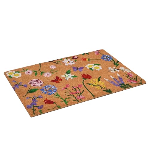 Calloway Mills Butterfly Garden Doormat (17 x 29) - color: Butterfly Garden, size: 1'5" x 2'5" (Rectangular)