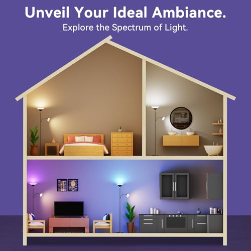 SIBRILLE B0FSZL5WQYSIBRILLE RGB Torchiere Floor Lamp