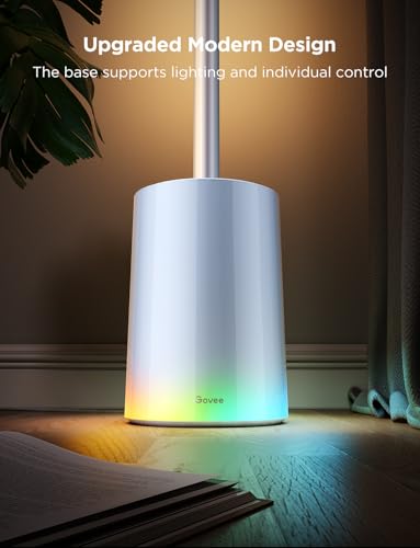 Govee Floor Lamp 2, RGBIC Smart Floor Lamp for Living Room, Bedroom - color: Silver