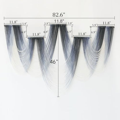 IOWER Macrame Wall Hanging Dip Dyed Blue Fiber Art Tapestry Boho Wall Decor - color: Blue1