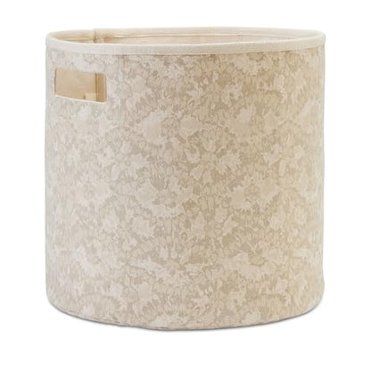 Crane Baby Willow 100% Cotton Storage Bin, 13" x 12", Storage Bin For Nursery, Batik Design - size: 13 x 12 Inches, style: Willow