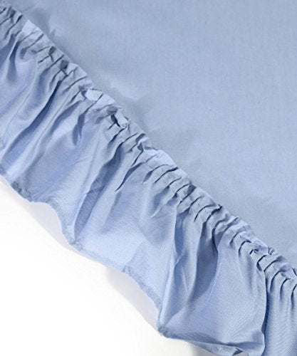 Ellis Curtain Stacey 54-by-13 Inch Ruffled Filler Valance (Slate) - color: Slate