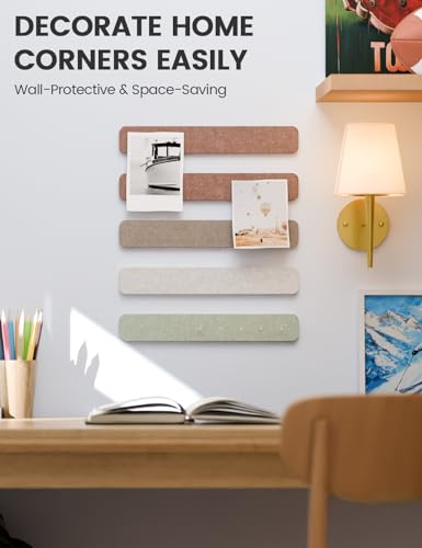 Fluxynara 13" x 2" Felt Wall Panels, Boho - color: Boho, size: 5-pack
