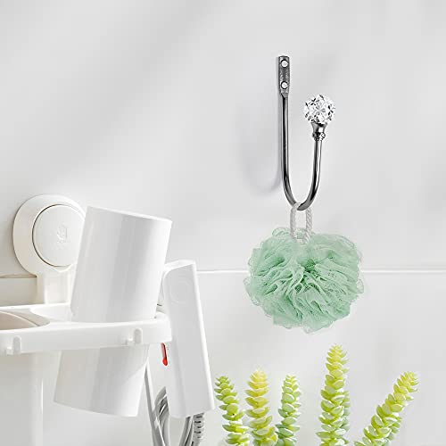 Curtain Holdback, 4Pcs Wall Mounted Drapery Tiebacks, Matt Black - color: 4 Pcs, Black