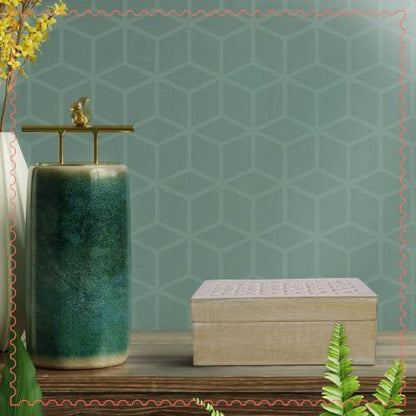 Mela Artisans Trellis Mango Wood Storage Box - Whitewash, 9x6 in - color: Whitewash, size: Large