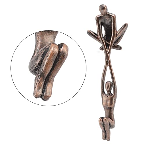 Lover Sculpture Ornament Abstract Art Statue Couple Man Lifting Woman Dancing Figurine for Home Decor Living Room Display Cabinet