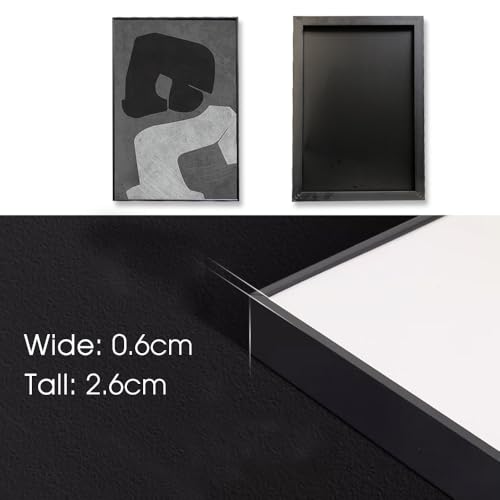 QKF 3Pcs Black White Gray Abstract Geometric Crystal Framed Canvas Wall Art - color: Black, White, Dark Gray, size: 20" X 28" X 3 pieces