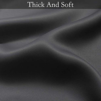 SimpleHome Ombre Black to Grey White Curtains for Living Room 52Wx84L - color: Black, size: 52"W x 84"L (Pack of 2)