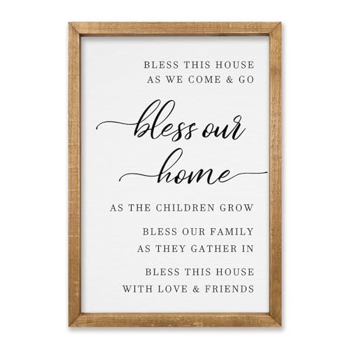 comurdyo Bless This Home Wall Decor 16"×11" Wood - color: Bless This Home (Wood), size: 16"L x 11"W