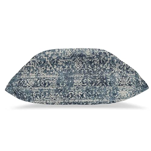 Navy Blue Carpet Pattern Boho Pillow Covers 18x18 Set of 2 - color: Navy Blue1, size: 18" x 18" (Pack of 2)