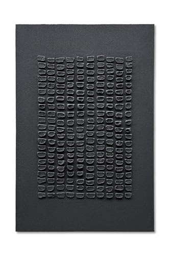 NANKAI Art Hand-Painted Black Three-Dimensional Texture Art Wall Decoration, 36x24 inch Contemporary Abstract Art Oil Painting, Home Living Room Corridor Wall Art - color: Nkhb336