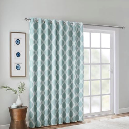 Sun Smart Blackout Window Curtains, Thermal Insulated 1 Panel 100x84 Aqua - color: Aqua, size: 100"W x 84"L (Pack of 1)
