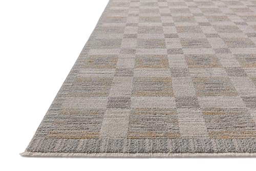 Loloi Amber Lewis Cali Mist/Wheat 2'-7" x 8'-0" Runner Rug - color: Mist / Wheat, size: 2'7" x 8' (Rectangular)
