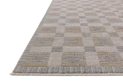 Loloi Amber Lewis Cali Mist/Wheat 2'-7" x 8'-0" Runner Rug - color: Mist / Wheat, size: 2'7" x 8' (Rectangular)