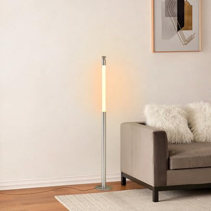 Modern LED Corner Floor Lamp, Slim Minimalist Floor Lamp