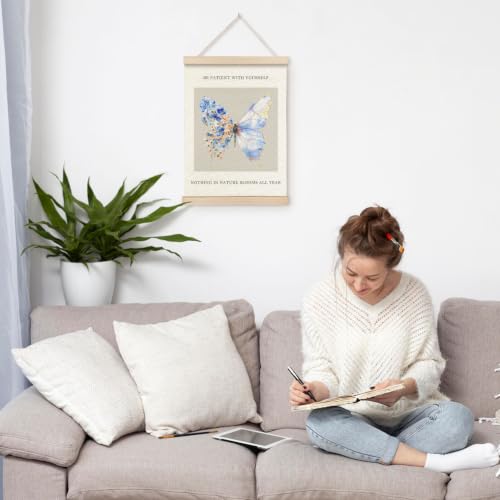 VGXKJIIOD Be Patient with Yourself Mental Health Wall Art Decor - color: Butterfly