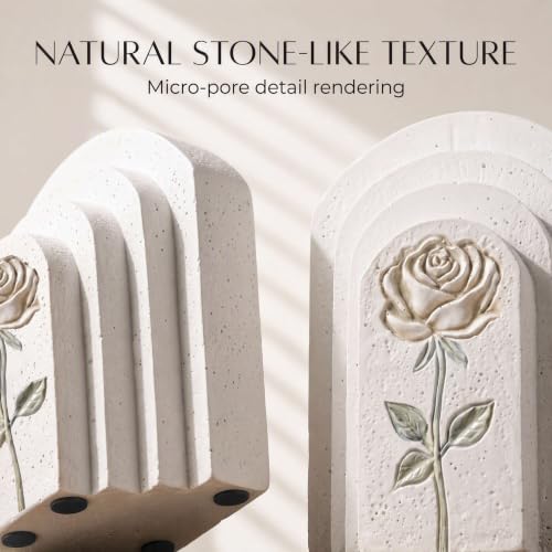 Decorative Resin Bookends, 5LB Heavy Bookends Set of 2