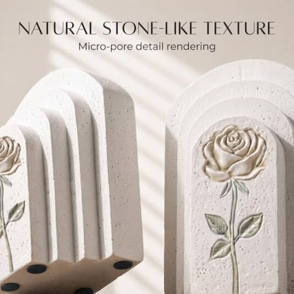 Decorative Resin Bookends, 5LB Heavy Bookends Set of 2
