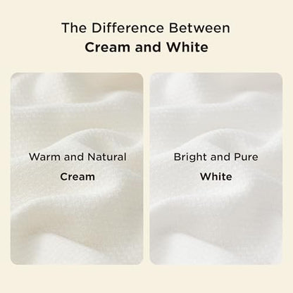 Bedsure 100% Cotton Blanket, Herringbone Weave, Twin-XL, White - color: 02 - White, size: Twin XL
