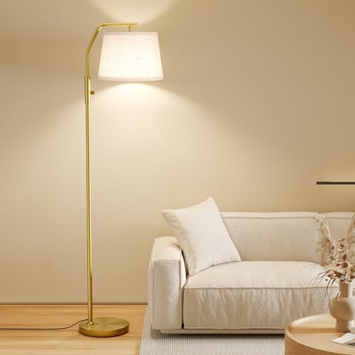 SUNMORY Floor Lamps for Living Room, 0-100% Dimmable Standing Lamp - color: Gold