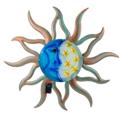 VEWOSTAR 29" Large Metal Sun and Moon Wall Art - color: Sun Moon