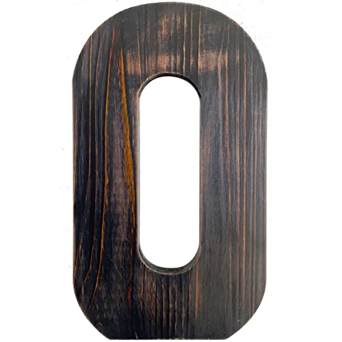ABELOTS Big Letter Wall Art for Living Room, Bathroom, Bedroom, and Home Decor, Rustic Farmhouse Lettering for Family Last Names, Large Decorative Wood, 14” x 10”(Big O) - color: Big O