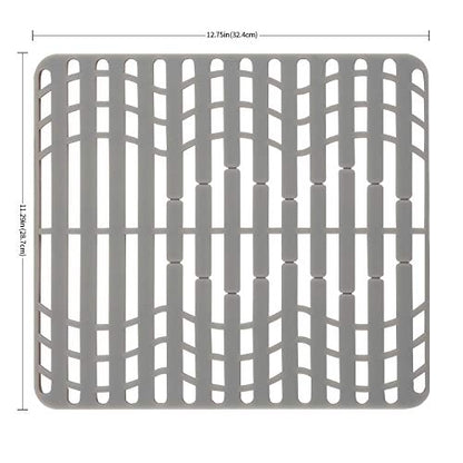 NICE DAY Sink Mat, Sink Protectors for Kitchen Sink Skid Resistance PVC Free Silicone Sink Mat, Small 12.8" x 11.3" - size: 12.8" x 11.3"