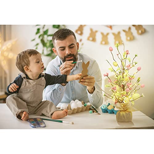 18Inch Easter Egg Tree Decorations for Home Tabletop Spring Indoor Decor