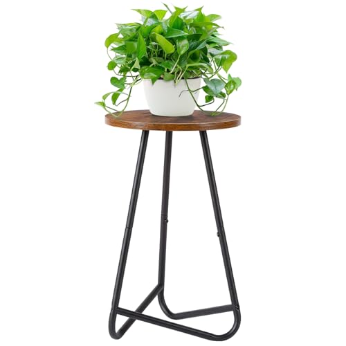 Plant Stand Indoor,Small Plant Table,Metal Display Rack,Brown,20 In - color: Brown, size: 20 In