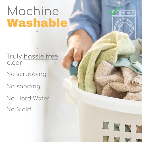 Ternal Original SINKMAT 24in XL Faucet Splash Guard Extra Long Microfiber Sink Drip Catcher Mat Non Slip Countertop Protector Drying Pad Kitchen Bathroom RV Machine Washable [Moss Green] - size: 24" x 24"