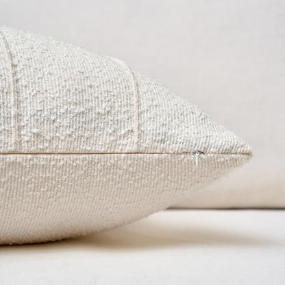 Textured Boucle Throw Pillow Covers 18x18 Inch Set of 2 Beige - color: Beige, size: 18" x 18" (Pack of 2)