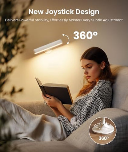 Rechargeable Battery Operated Wall Sconces 7500mAh, Wall Lights for Bedroom - color: White-2P