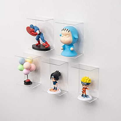 12 Pack Clear Acrylic Display Stand Crafts Stand Cupcake Risers 4" x 3''x 2''