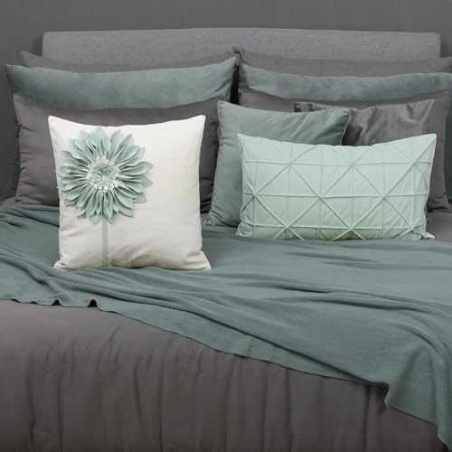 JWH Velvet Pillow Cover, Apple Green, 14x24 Inch - color: Apple Green, size: 24" x 14" (Pack of 1)