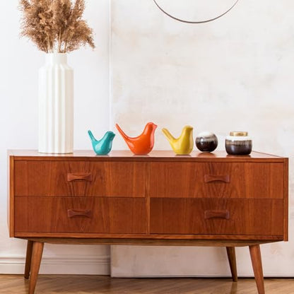 AceOrbit 3 Pcs Mid Century Modern Decor Midcentury Ceramic Birds - style: Classic