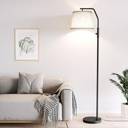 SUNMORY Floor Lamps for Living Room, 0-100% Dimmable Standing Lamp - color: Black