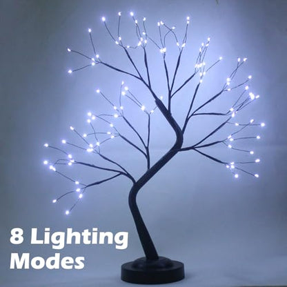 FUCHSUN 108 LED Tabletop Tree Lights, Lighted Artificial Twinkle Tree Lamp - color: Cool White