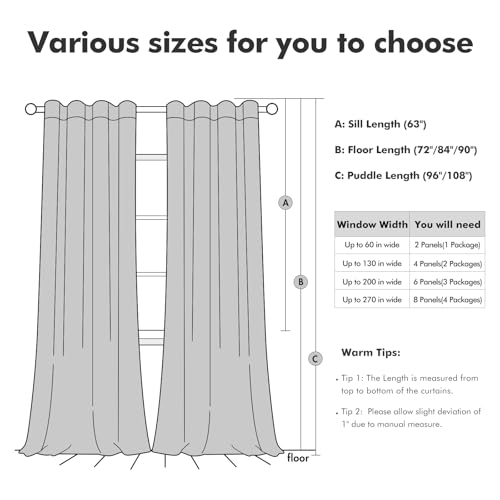 MIULEE Velvet Curtains 52x90 inches 2 Panels Olive Green Blackout Curtains - color: Olive Green, size: 52"W x 90"L (Pack of 2)