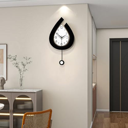 Decorative Wall Clock for Living Room Decor Large Modern Clocks - size: 12*22 inch