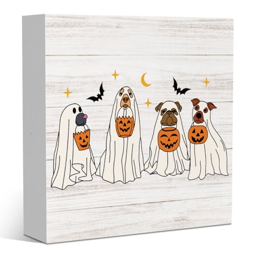Cute Halloween Ghost Dog Decor for Dog Lover Owner - color: Halloween