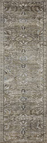 Loloi Layla Antique/Moss 7'-6" x 9'-6" Area Rug - color: Antique / Moss, size: 7'6" x 9'6" (Rectangular)