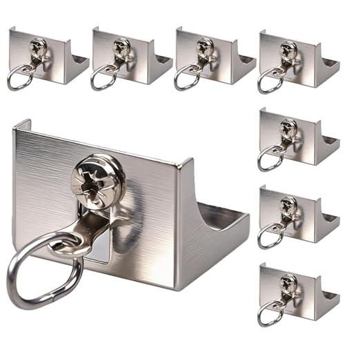 Curtain Track End Caps Quiet Curtain Rail Stop Replacement Accessories for Ceiling Track & Window Hanging Rod 8 Pack
